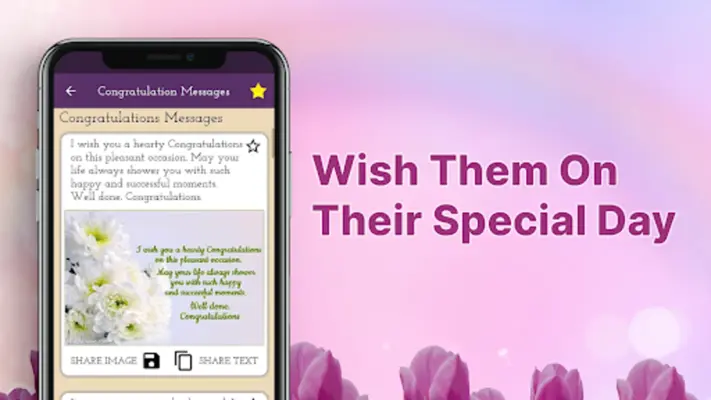 Congratulation Messages Wishes android App screenshot 5